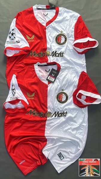 Maillot de Football Rouge et Blanc