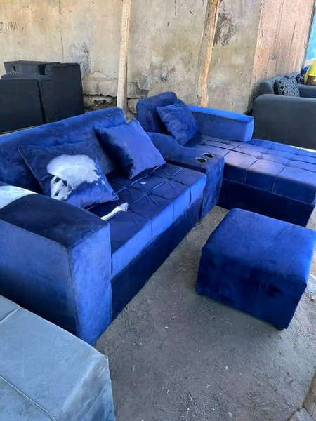 L shaped sofa