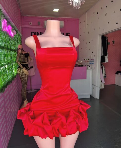 Red dress