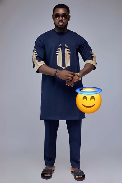 Ensemble Africain Élégant Homme