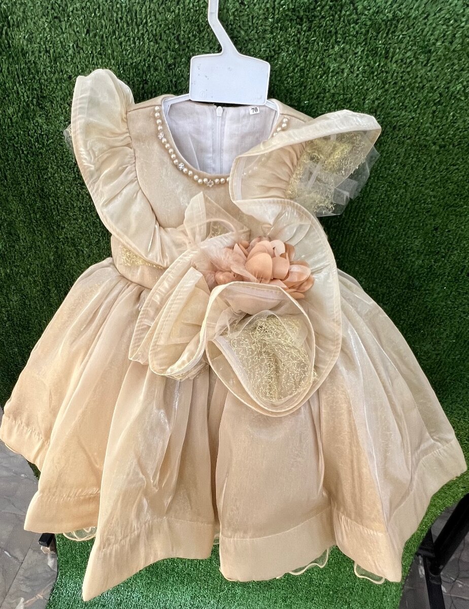 Gold dress