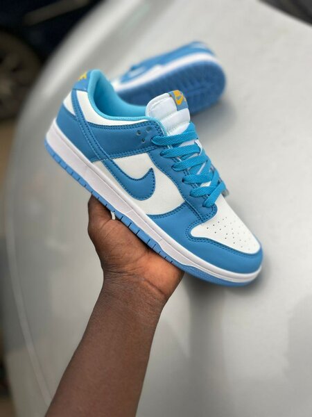 Sneakers bleus et blancs