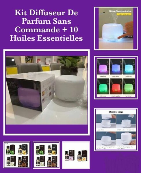 Diffuseur 300ml + 10 Huiles