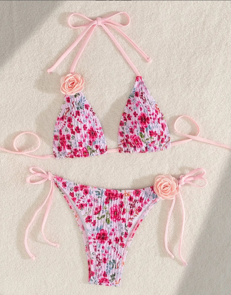 pink swimsuit