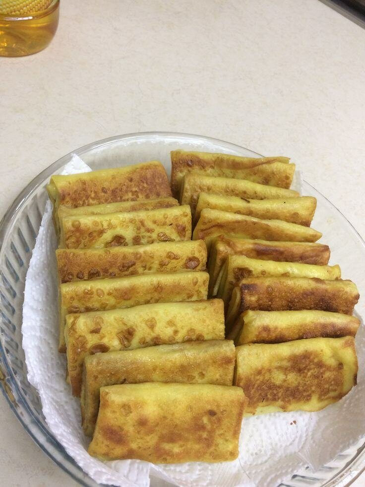 Mini crêpes au jambon
