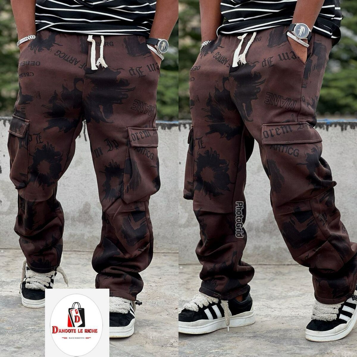 Pantalon cargo mode décontractée