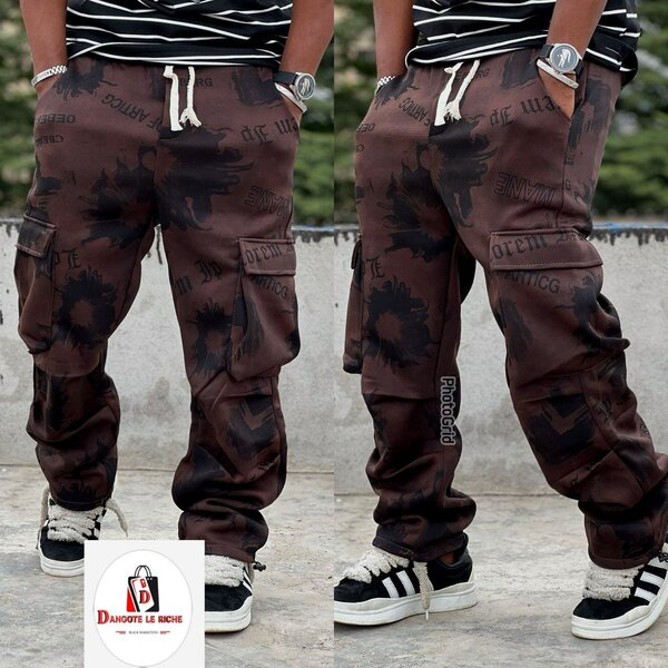 Pantalon cargo mode décontractée