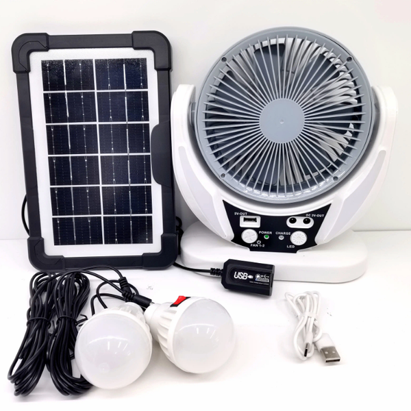 VENTILATEUR SOLAIRE RECHARGEAB