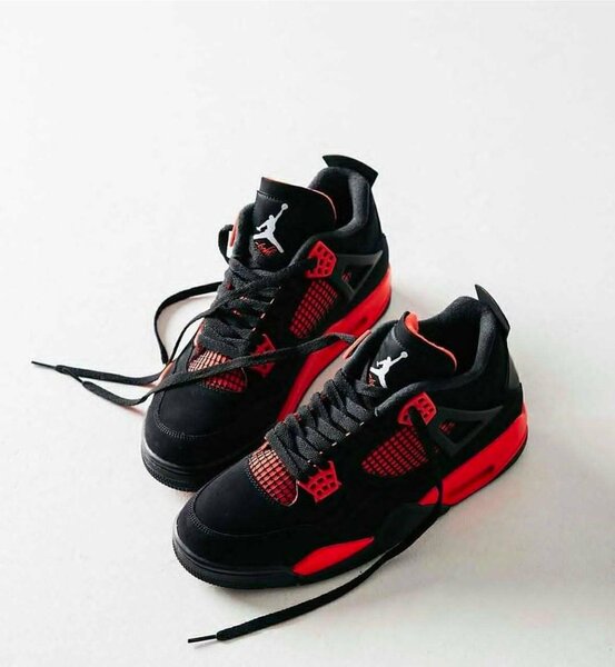 Jordan 4 Black and Red