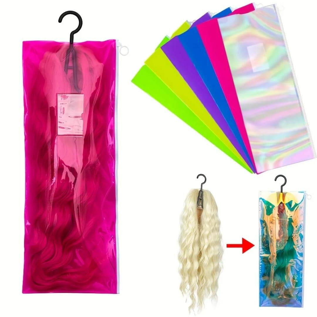 Grand sac à perruque PVC