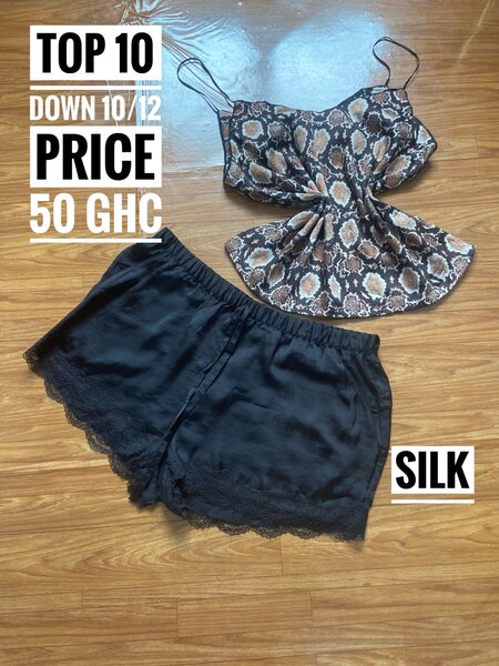 Silk nightwear