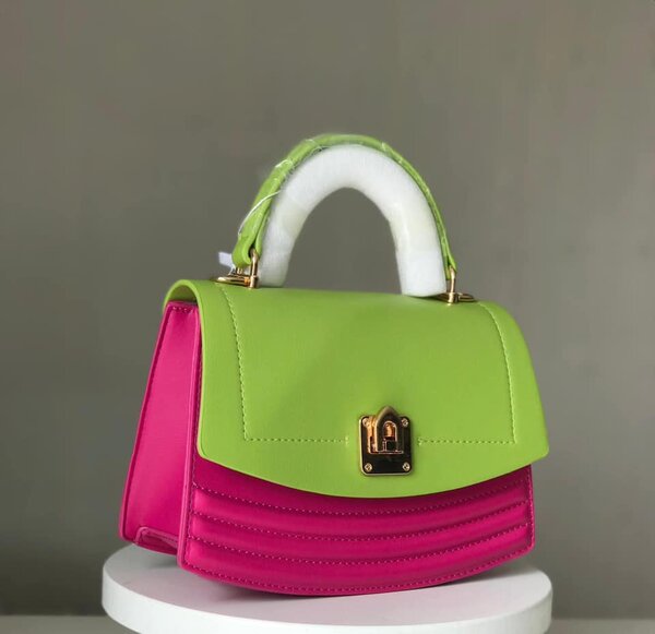 Sac femme vert clair rose BAGCO 