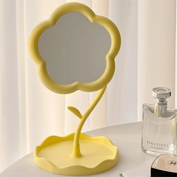 Miroir décoratif fleur