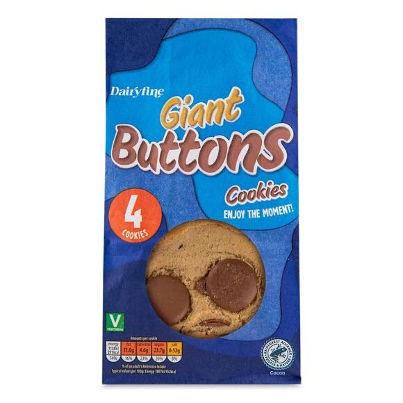 Dairyfine Chocums Cookies 4x60g/4 Pack