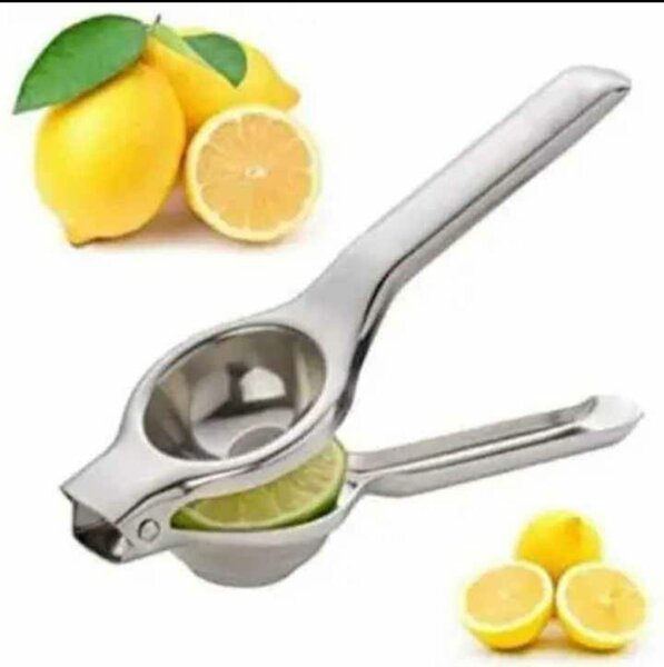 Presse citron manuel en acier inoxydable.