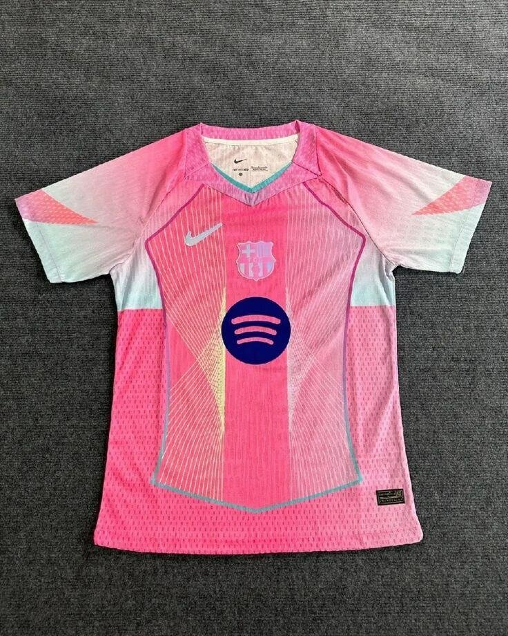 Maillot de football rose