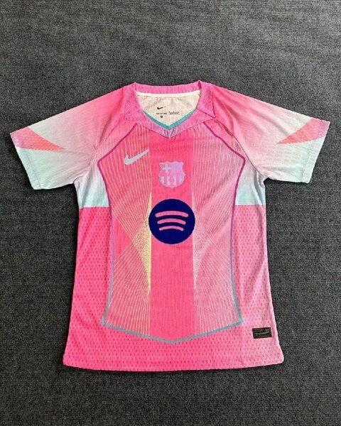 Maillot de football rose