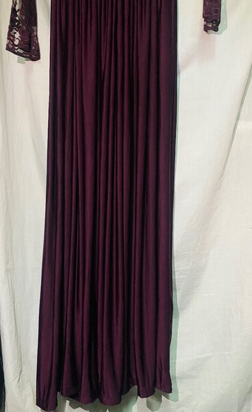 Robe longue en dentelle
