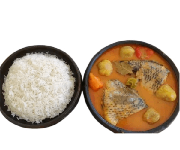 Plat de Riz et Sauce Poisson