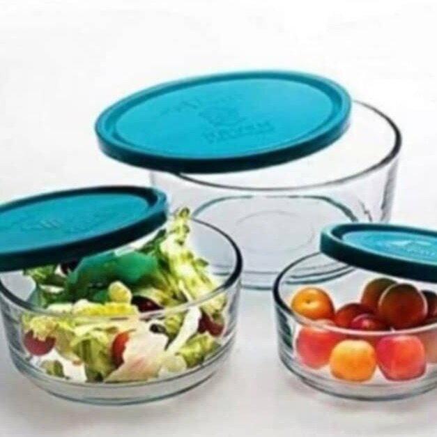 3 set glass bowls
