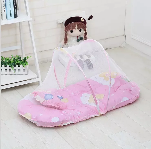 Tente moustiquaire bébé rose