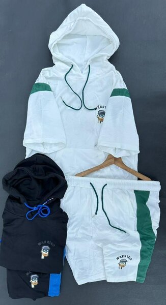Ensemble Hoodie et Short Décontracté