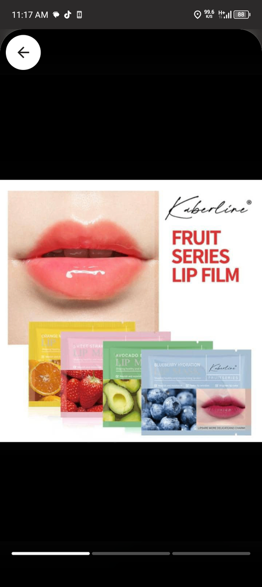 Moisturizing lip mask
