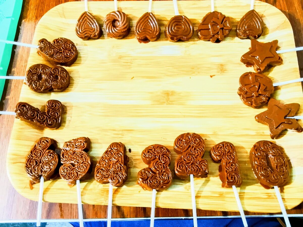 Paquet de 75 Toffees sucettes