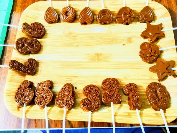 Paquet de 75 Toffees sucettes