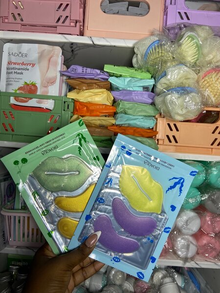 Eye and lip mask