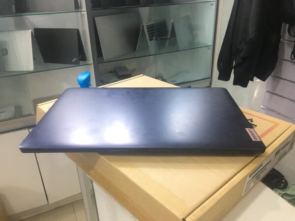 Blue Lenovo ideapad 1