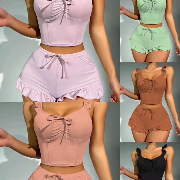 Ensemble Top et Short Femme