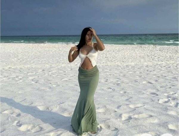 Flare maxi skirts