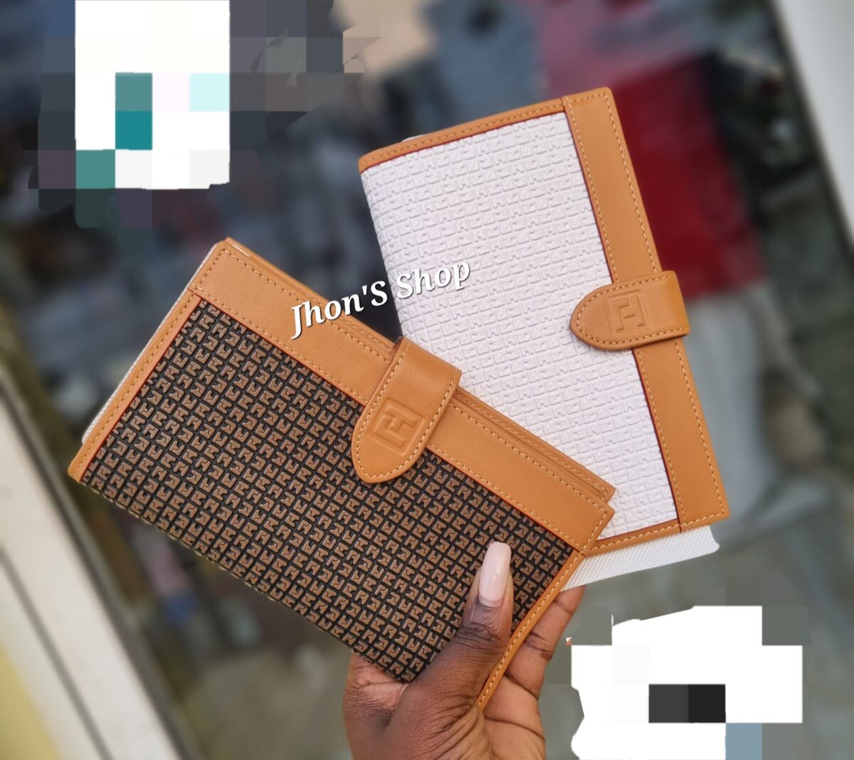 Portefeuille élégant en cuir