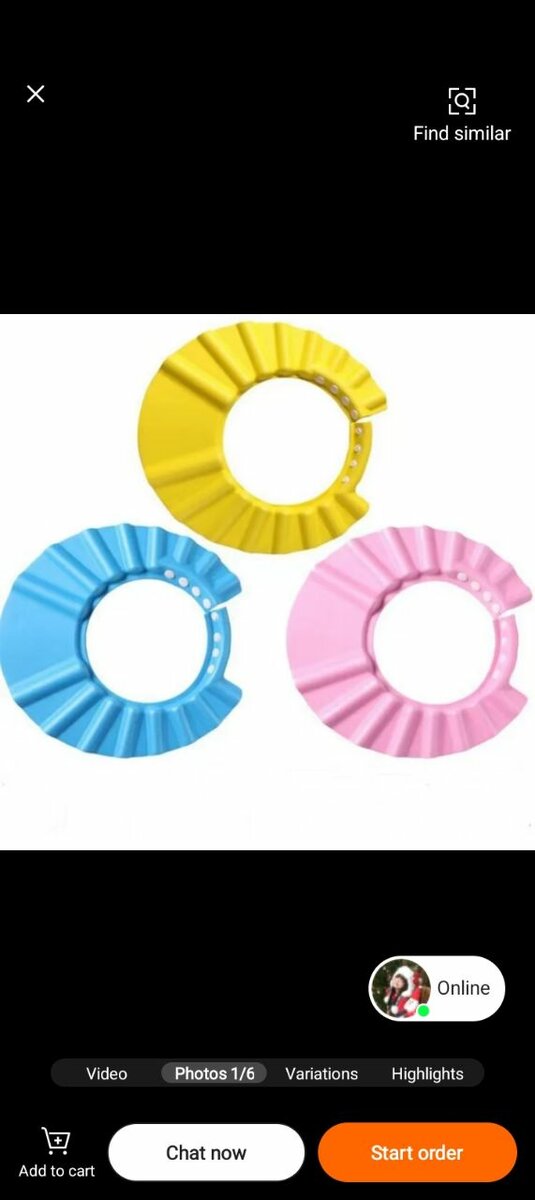 Casquette de bain anti-éclaboussures bébé