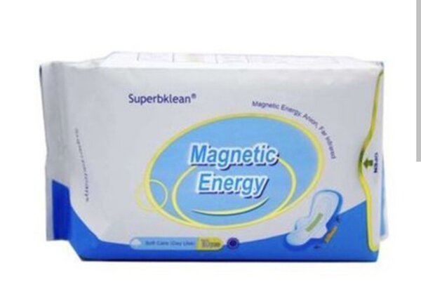 Serviettes hygiéniques magnétiques