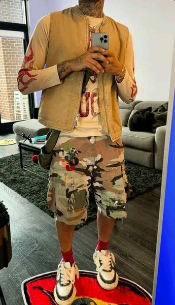 Shorts cargo camo Gallery Dept