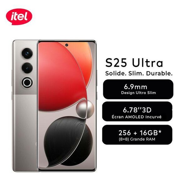 Smartphone Itel S25 Ultra 6.9mm