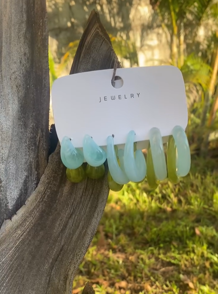Acrylic earrings