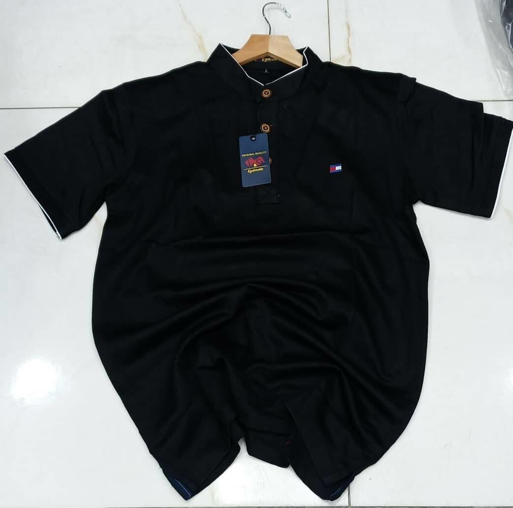 Polo coton colle maho