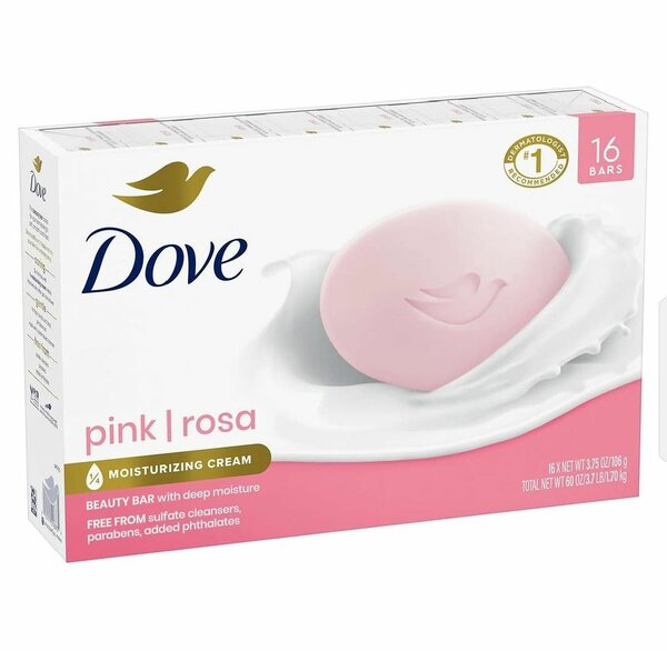 Dove Beauty Bar Soap Pink Rosa