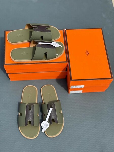 Sandales de luxe en cuir pour hommes