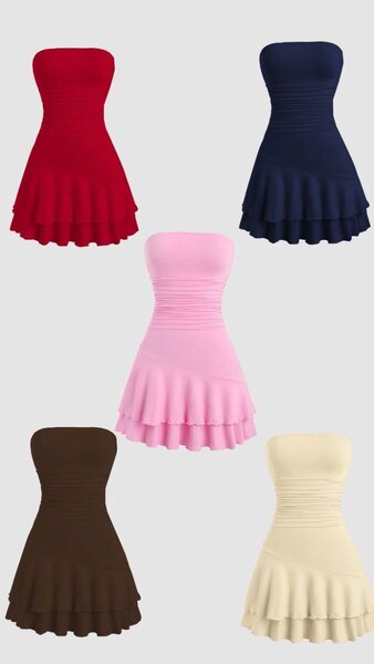 Robe bustier élégante femme