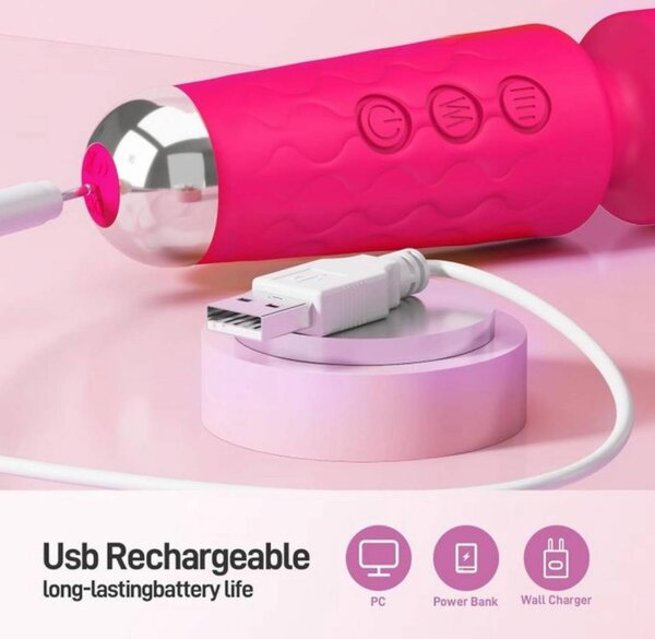 Vibromasseur Rechargeable USB