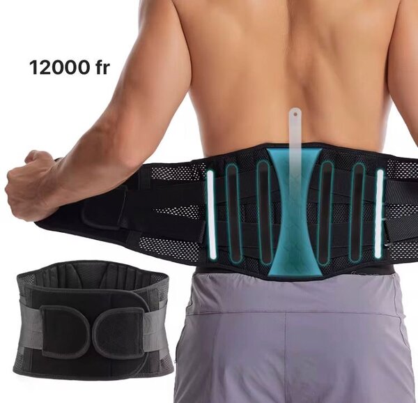 Ceinture de soutien lombaire ergonomique