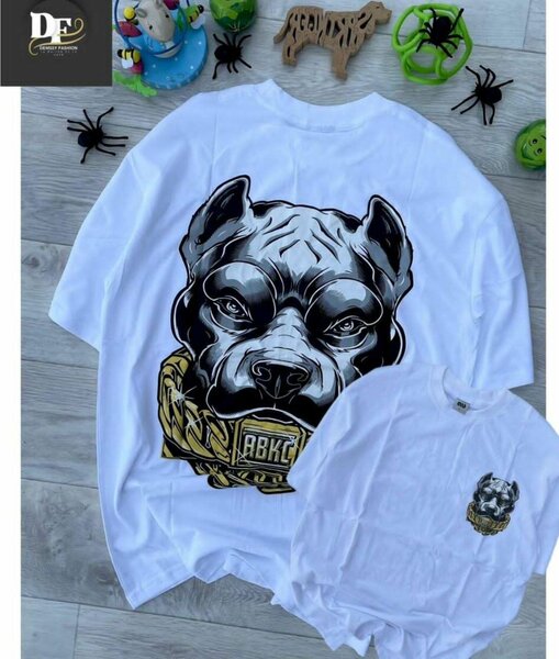 T-shirt avec motif de chien