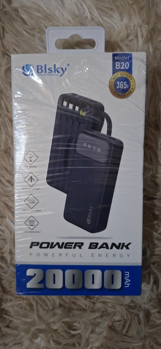 Power bank blsky 20.000mah