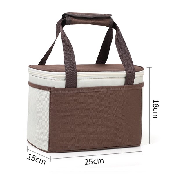 Portable insulated lunch bag