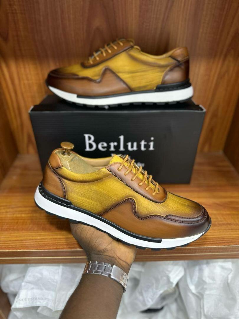 Baskets en cuir élégantes