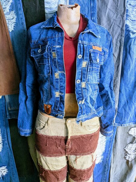 Denim cropped
